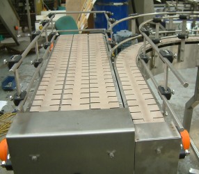 slat band conveyor system